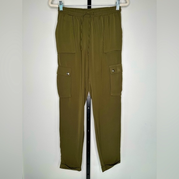 Silver Wishes LF Women's Khaki Cargo Pants - Size 8 UK / 4 US - Picture 1 of 5